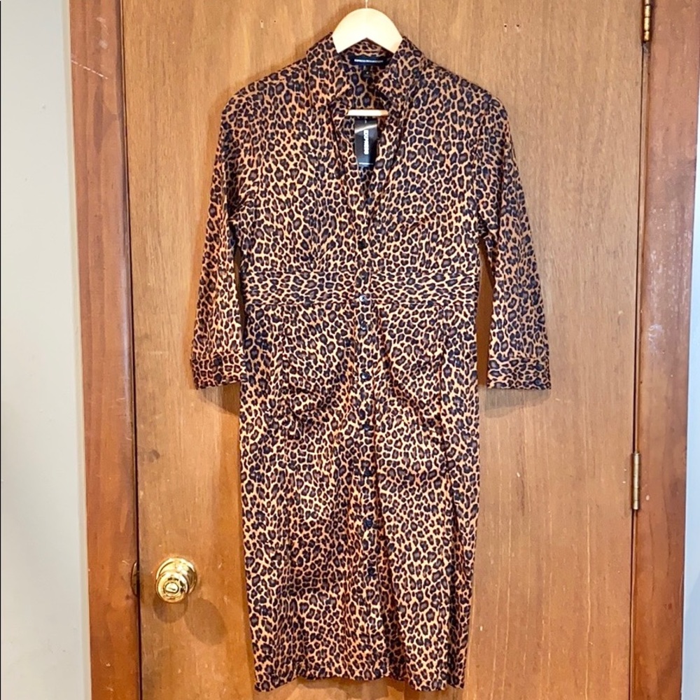 NWT Express design studio cheetah/leopard dress